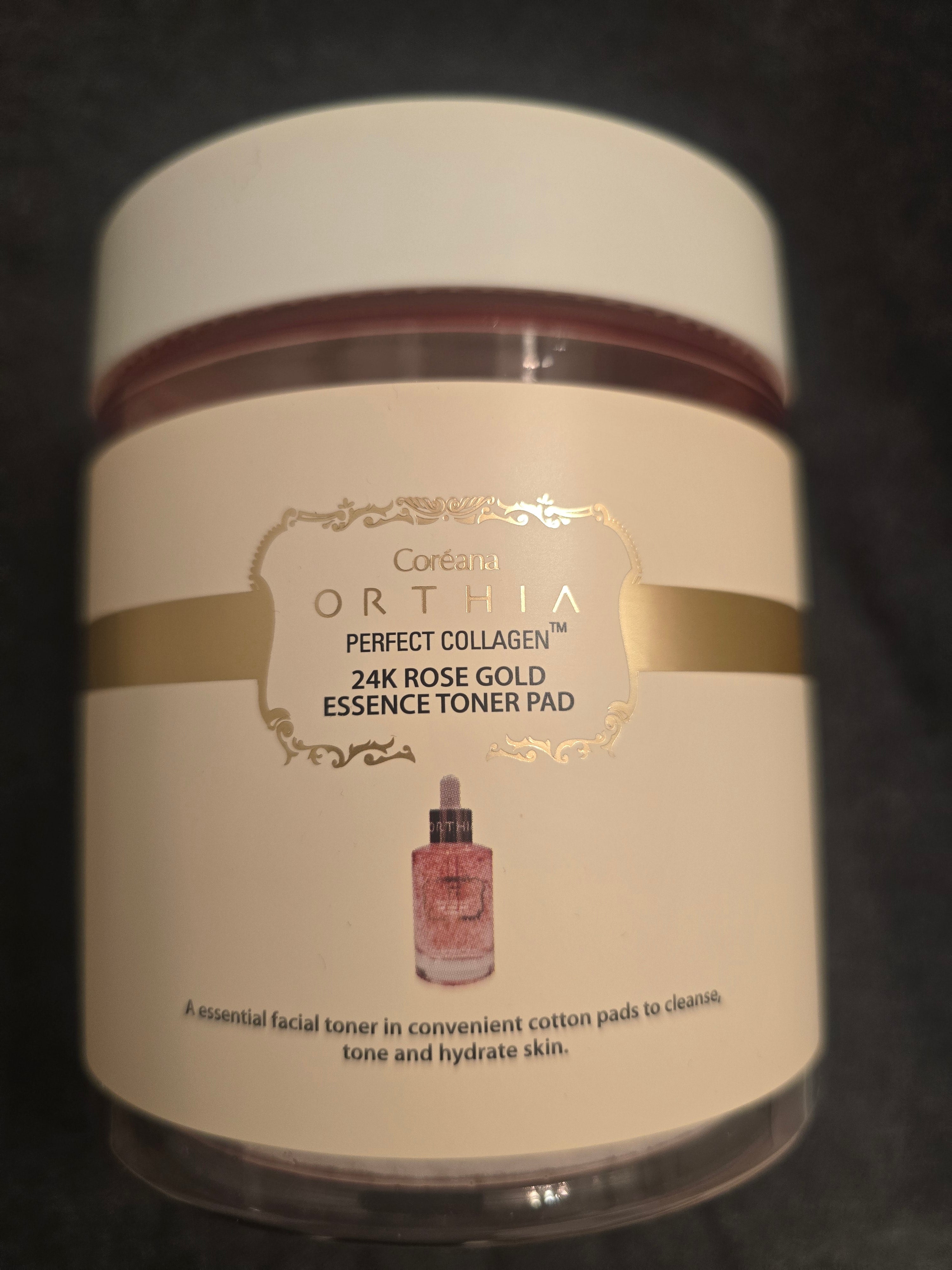 24K Rose Gold Essence Toner pad
