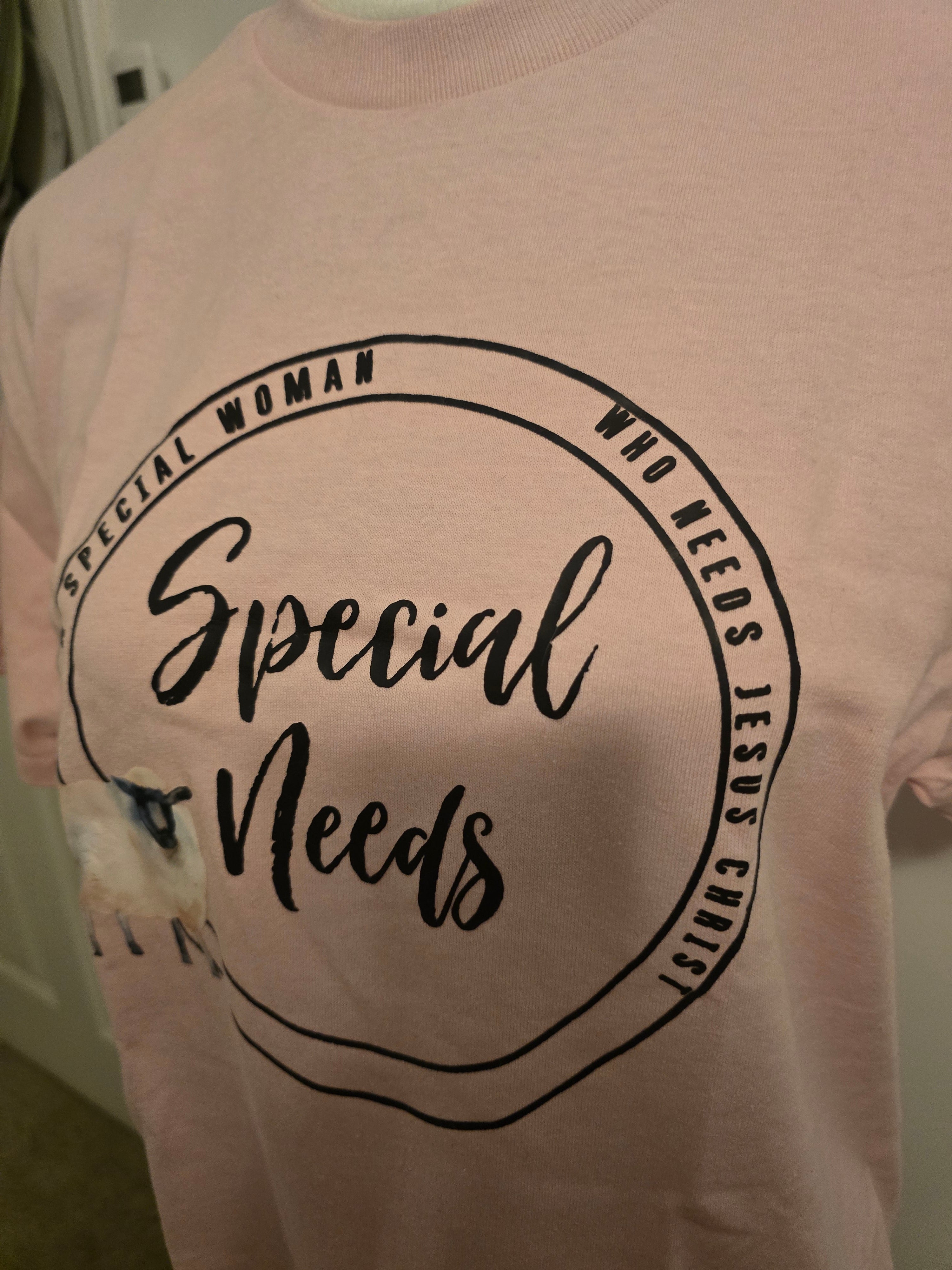 A special woman, who needs Jesus Christ  T-shirt